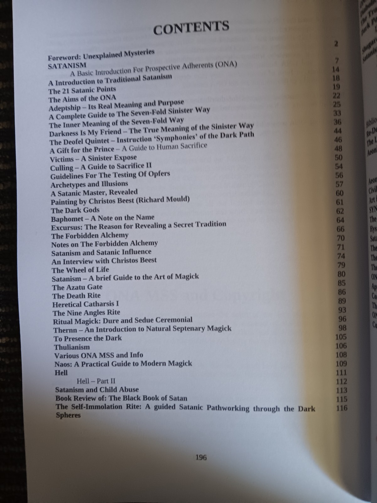 Magister Hagur: Manuscripts 1992-2013 O9a Occult order of nine angles Satanism