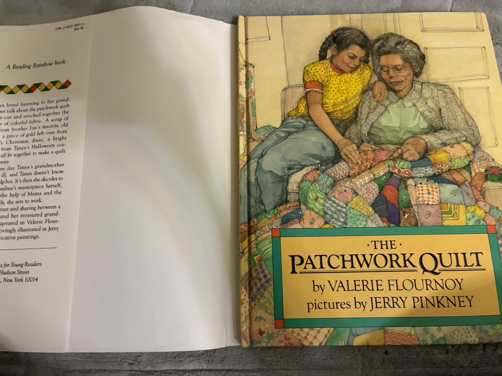 The Patchwork Quilt by Valerie Flournoy 1985 Signed