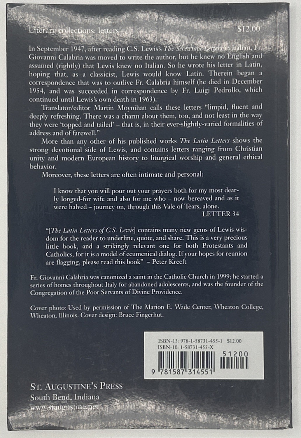 The Latin Letters of C. S. Lewis (1998 Paper) Text Translation Christian Oxford