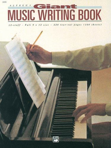 12 Stave Music Writing Book: Perforated, Perfect-bound by Morton Manus