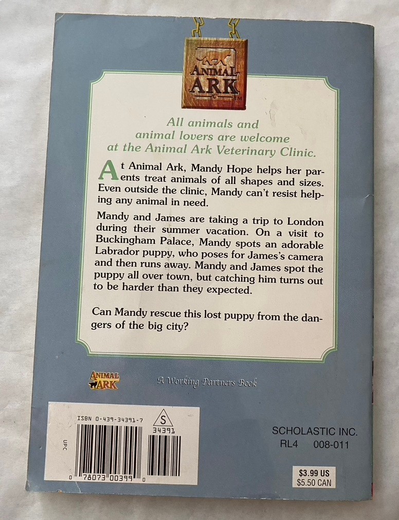 Lot of 4 Animal Ark & Animal Ark Pets Ben M. Baglio Paperback Books Stories