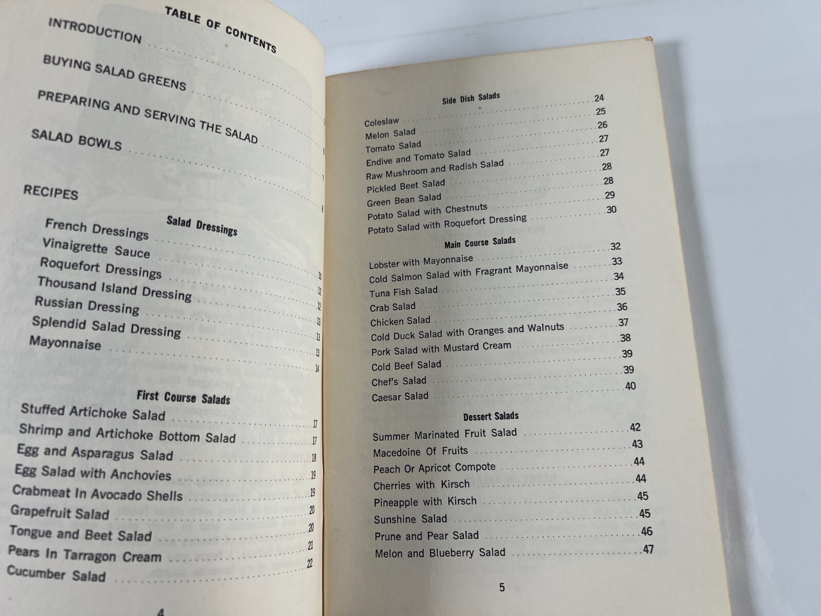 Salads Well Dressed by Irena Chalmers 1970 Staplebound Cookbook