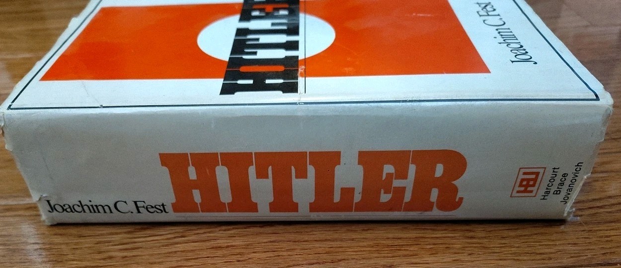 HITLER by JOACHIM C. FEST 1974 Hardcover With Dust Jacket English Translation