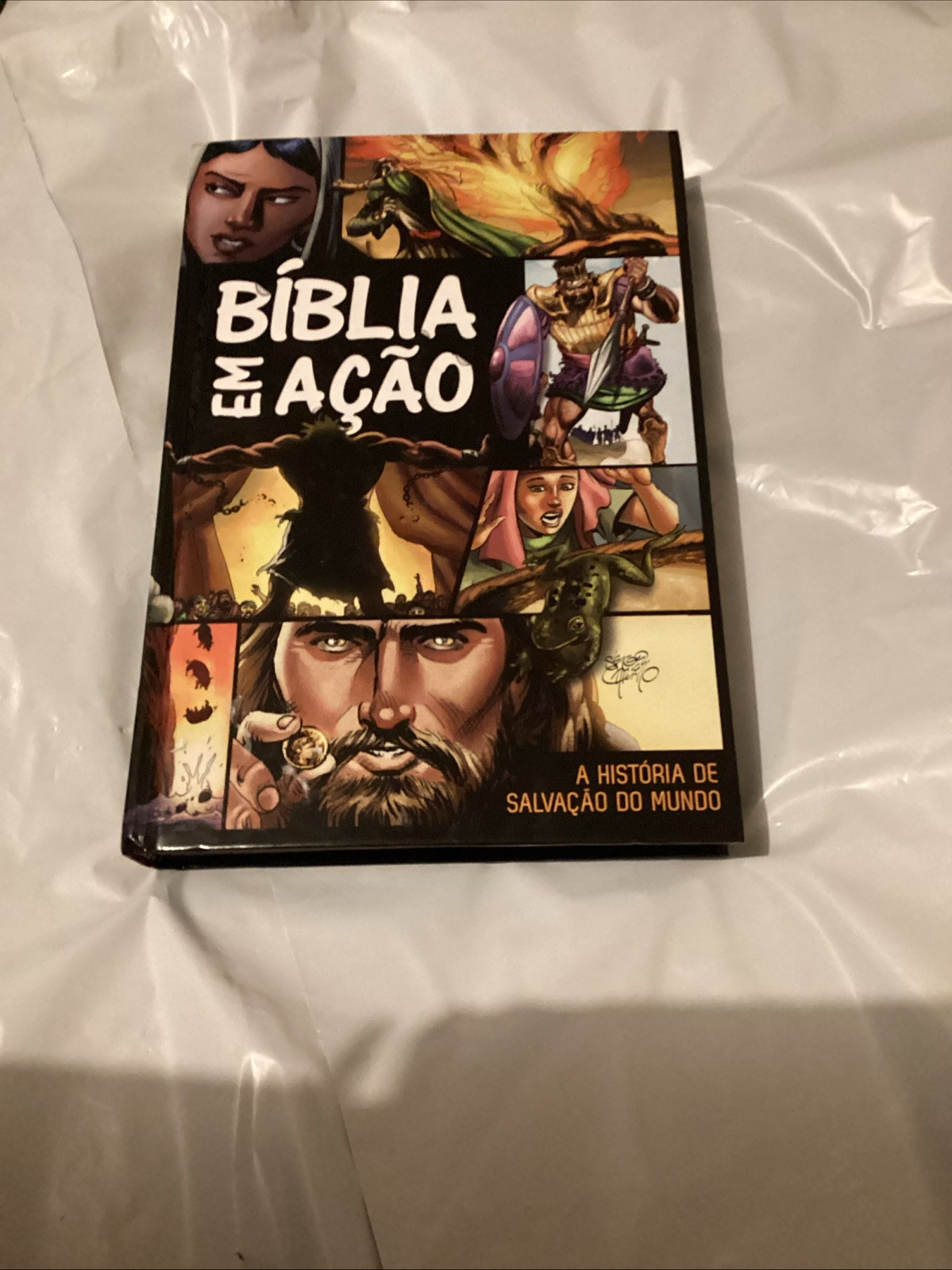 Biblia em Acao: A Historia da Salvacao do Mundo – Geográfica (Hardcover) 2014