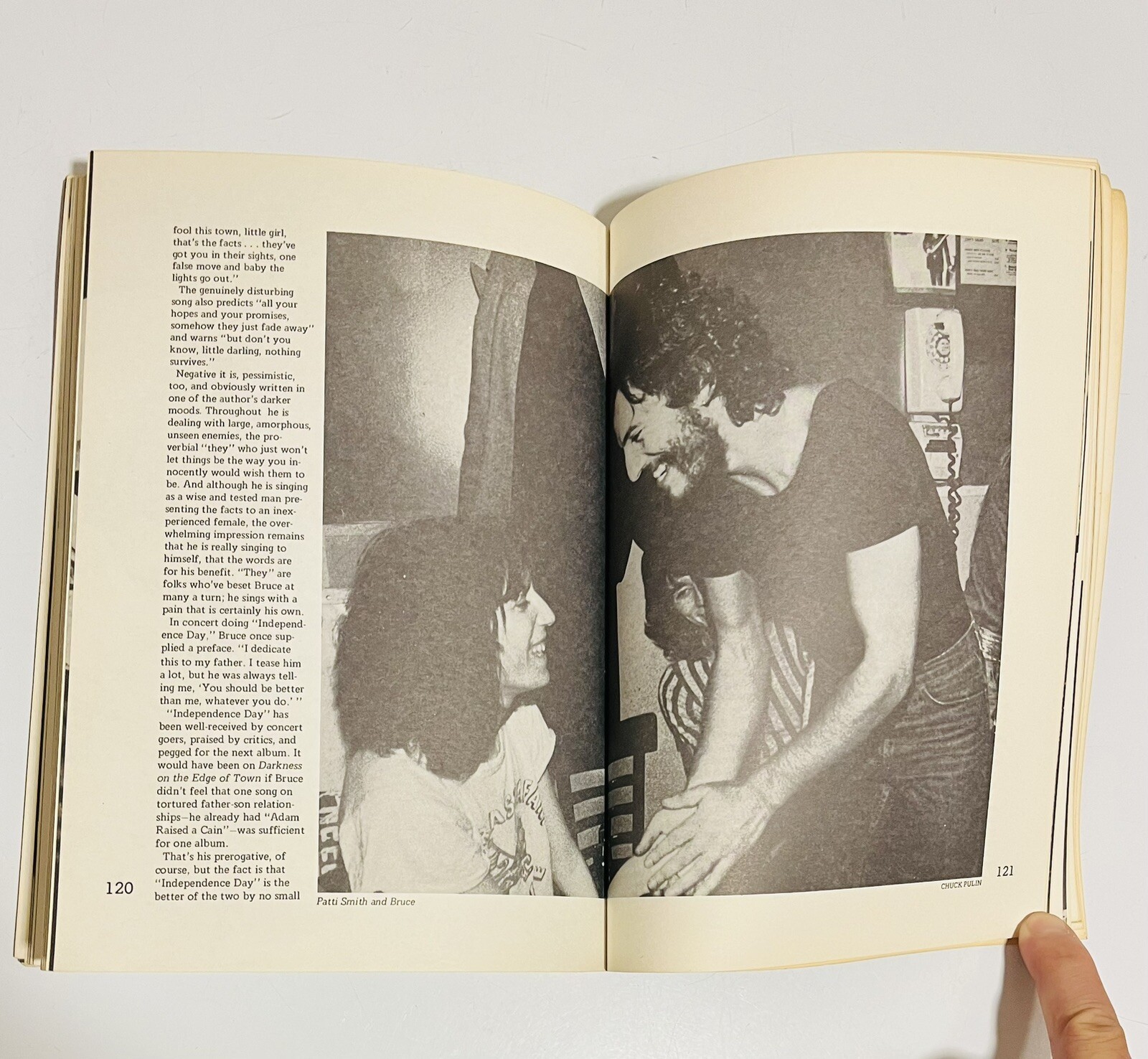 Bruce Springsteen by Peter Gambaccini Softcover Book 1985 159 Pages