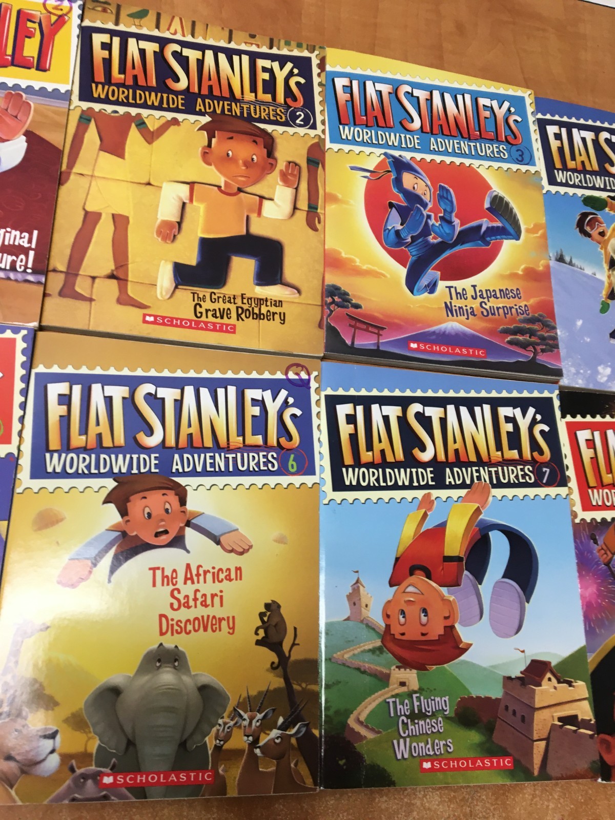 FLAT STANLEY Books by Jeff Brown Paperback Scholastic Lot Of 10