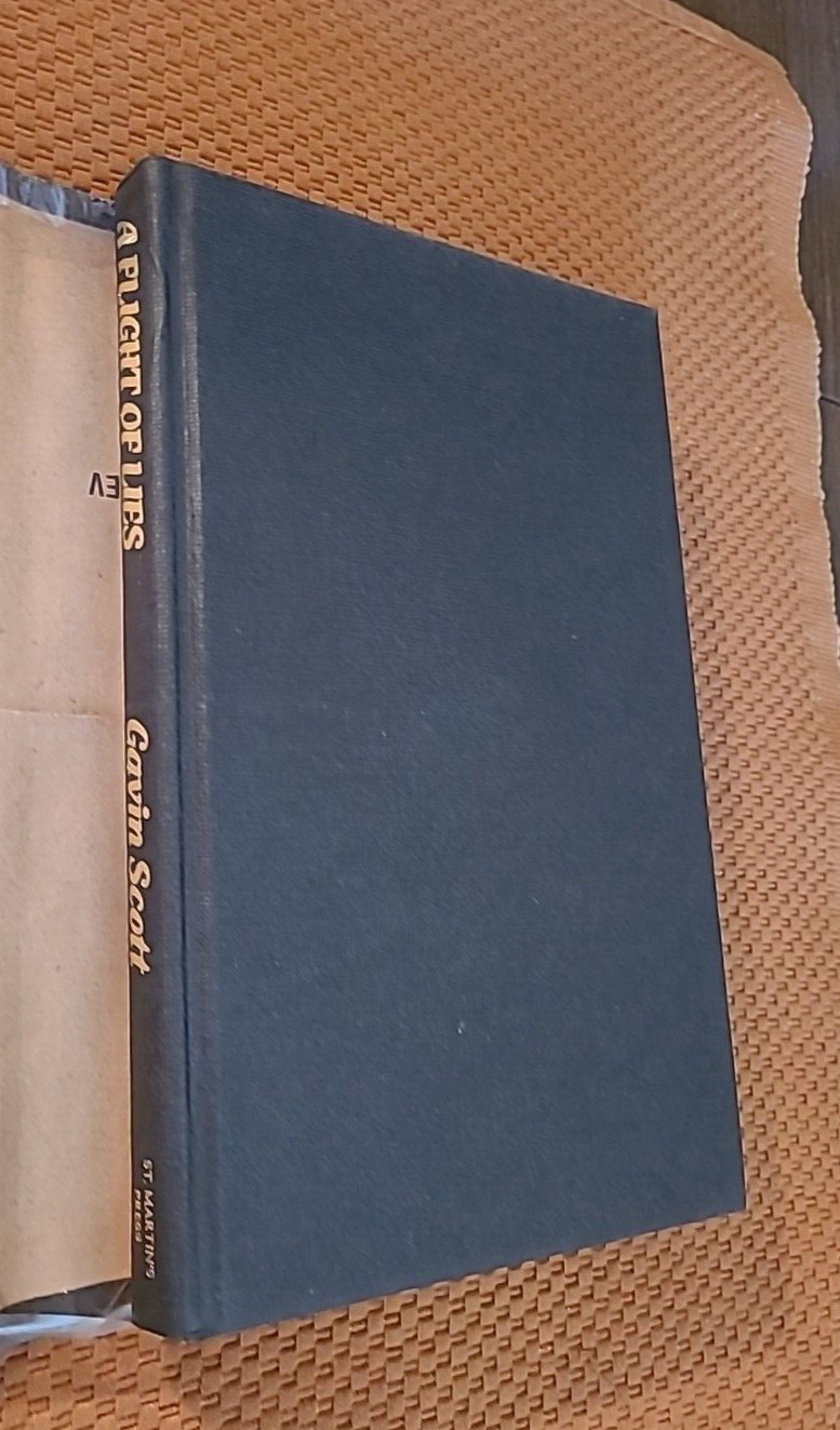 A Flight of Lies by Gavin Scott (1981, Hardcove w/DJr) RARE