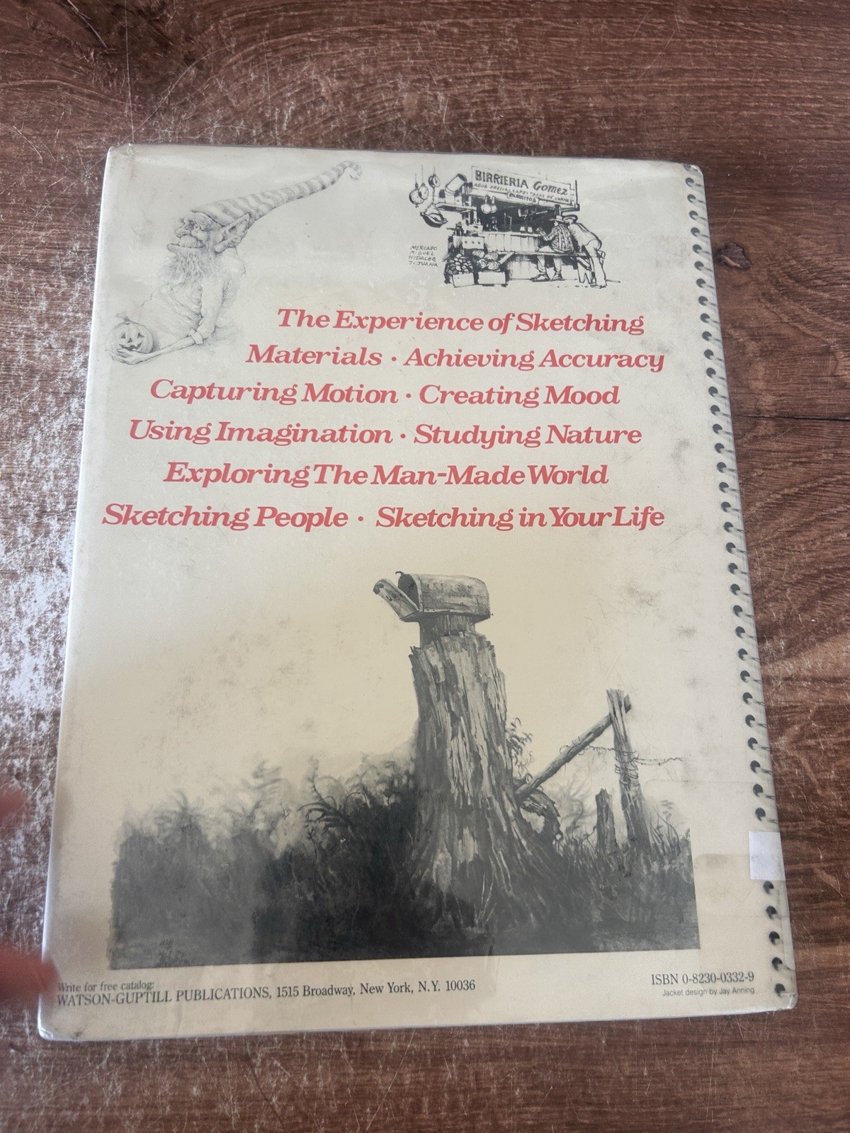 The Artist’s Guide to Sketching James Gurney & Thomas Kinkade HC/DJ 1ST ED 1982