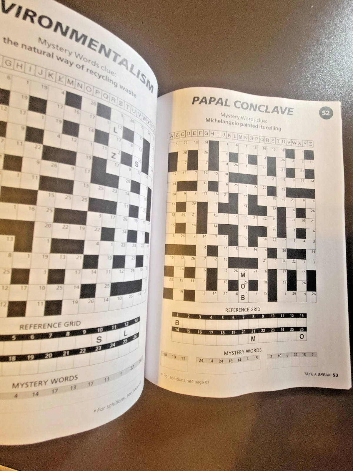 Variety Puzzles by Take-A-Break – Adult Activity Book – 100+ Large Print Puzzles