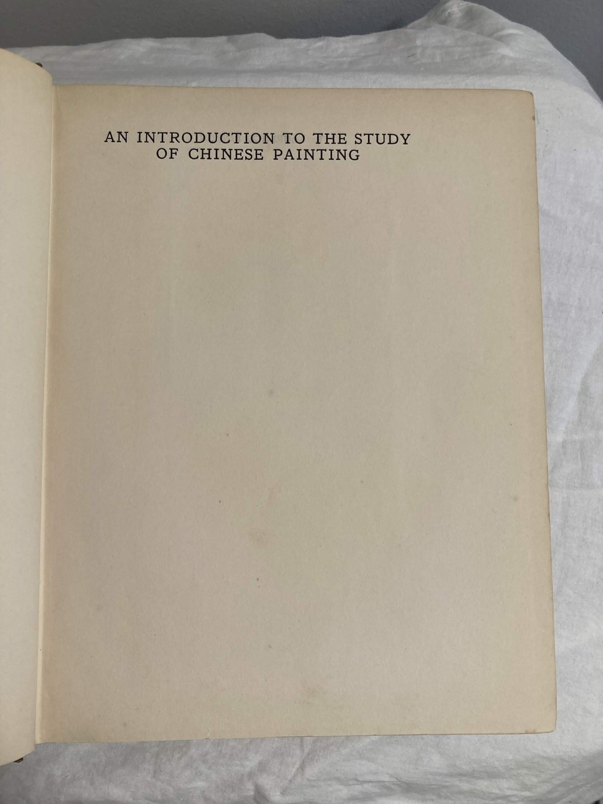 An Introduction to the Study of Chinese Painting Arthur Waley 1st Ed HC 1923