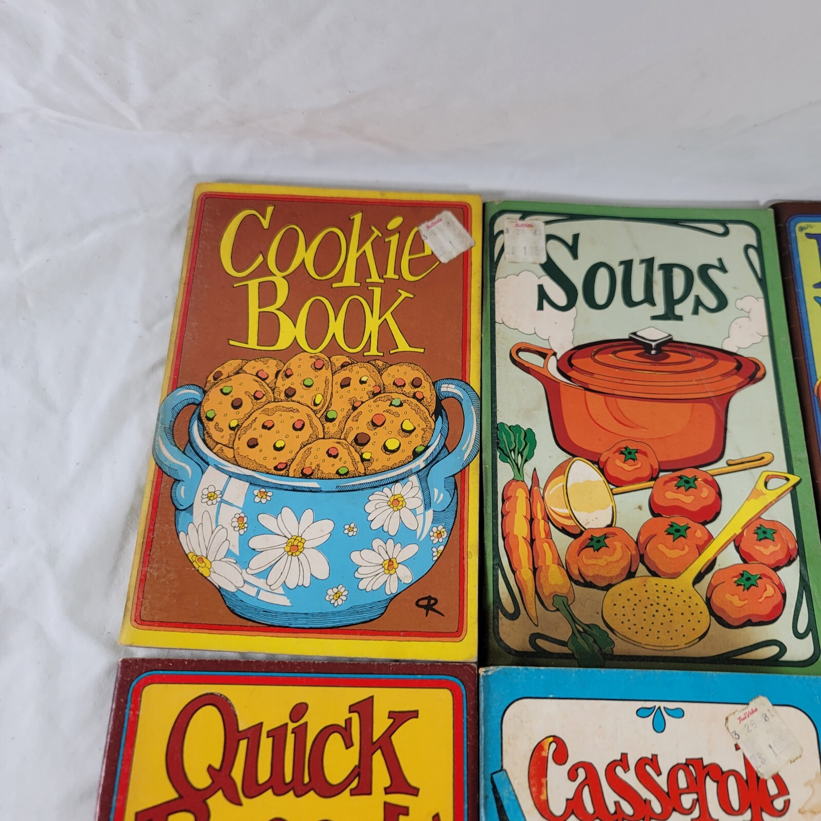 Lot Of 6 Vintage Potpourri Press Books – Cooking, Soups, Napkin Folding,…