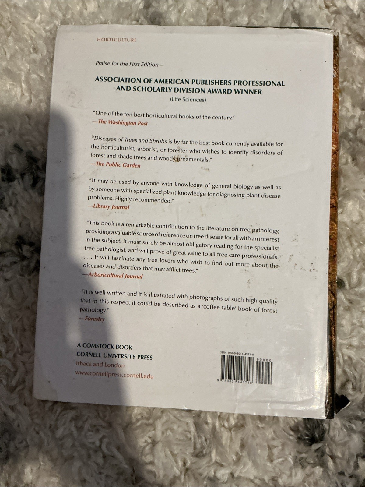 Diseases of Trees and – Hardcover, by Wayne Sinclair; Howard – Very Good b