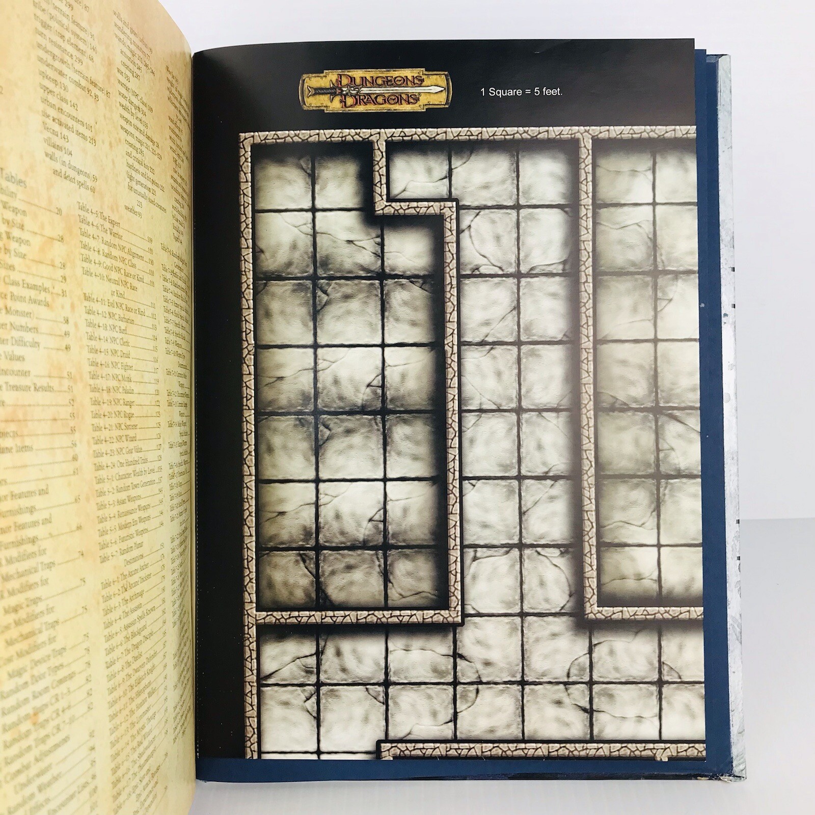 Dungeon Master’s Guide Dungeons & Dragons D&D 3.5 Edition Hardback Book w/ Map