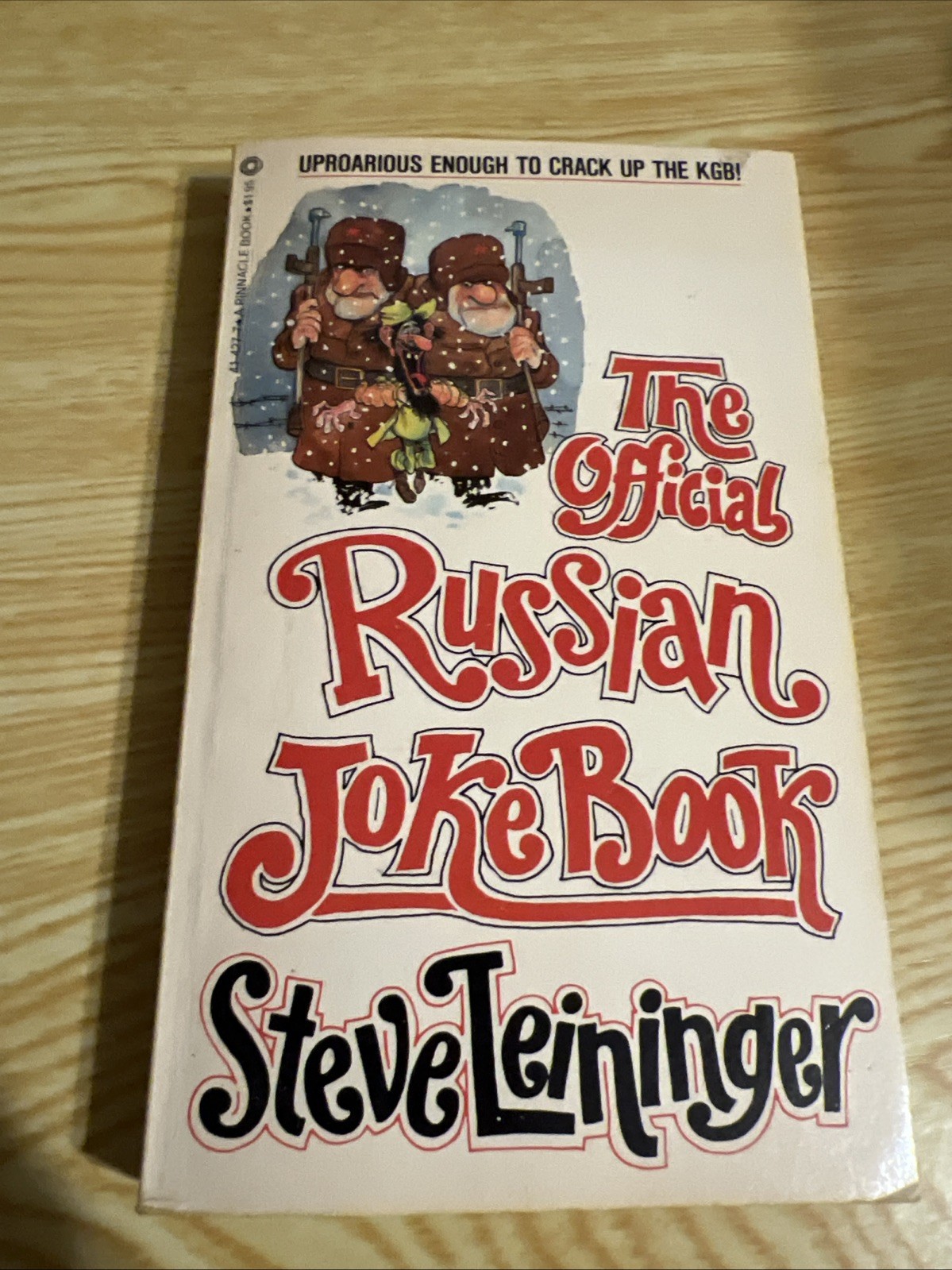 The Official Russian Joke Book by Steve Leininger 1st Edition