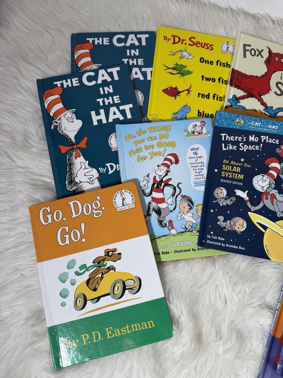 Lot Of 12 Cat In The Hat Hardcover Kids Children’s Books Dr Seuss Very Good
