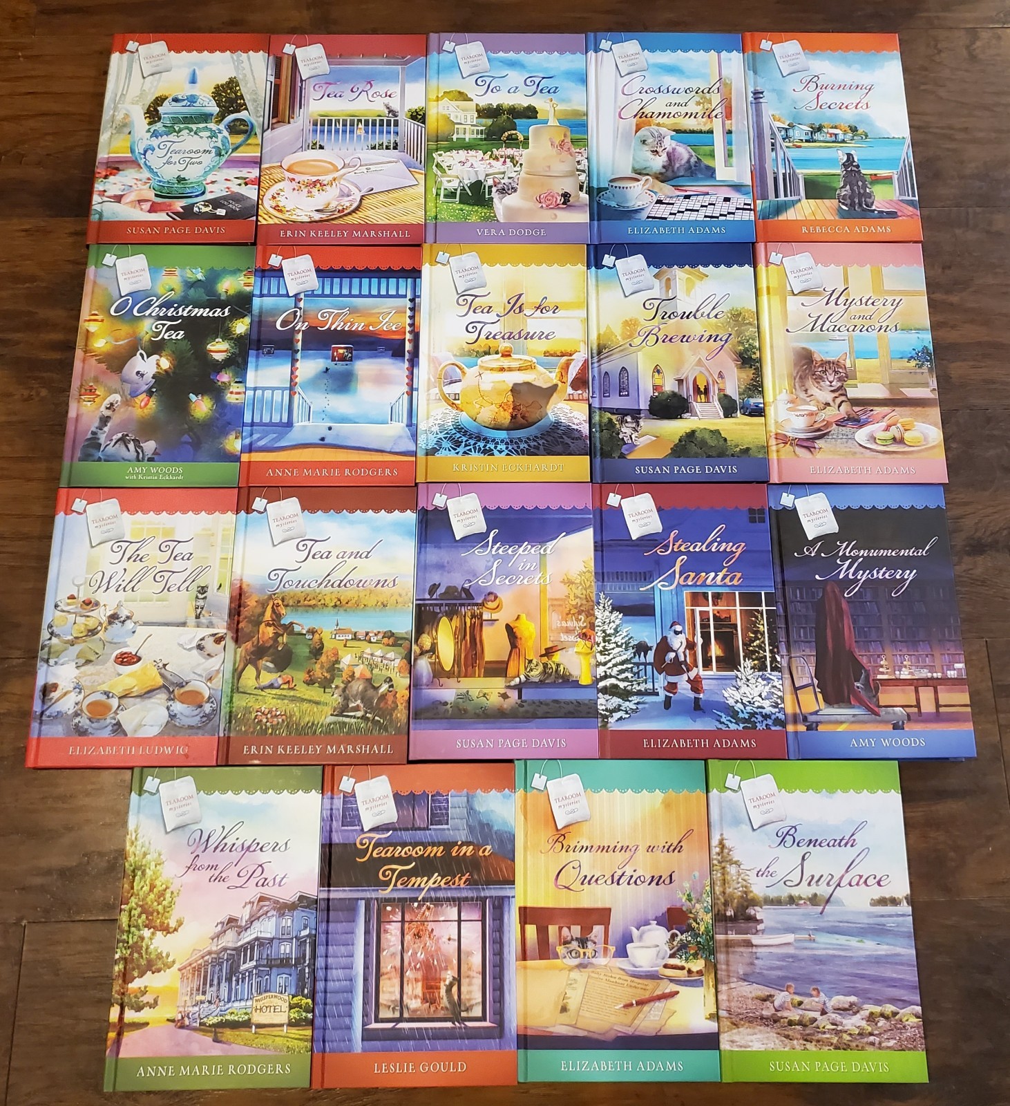 Tearoom Mysteries Series Hardcover Books by Guideposts – Lot of 19