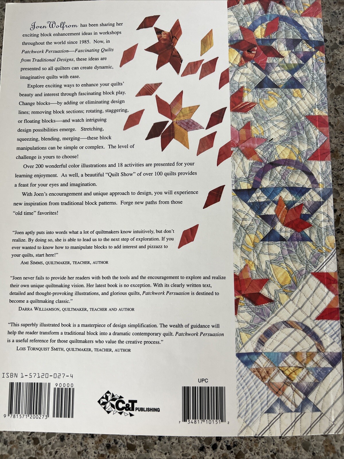 Quilt Book Lot Of 2 – Patchwork Persuasion Wolfron Piecing McDowell