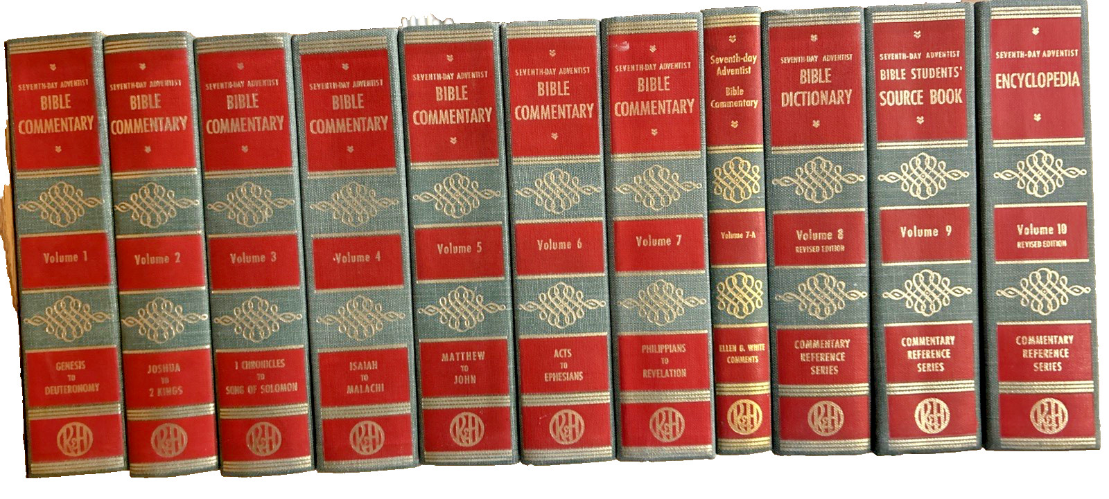 1953 Seventh-day Adventist Bible Commentary 11 Vol. including E G White comments