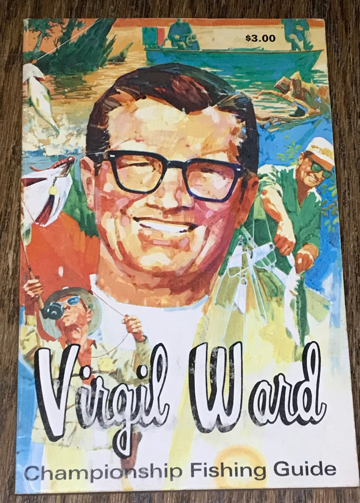 Virgil Ward: Championship Fishing Guide Vintage 1972 Casting Lures Bass Trout