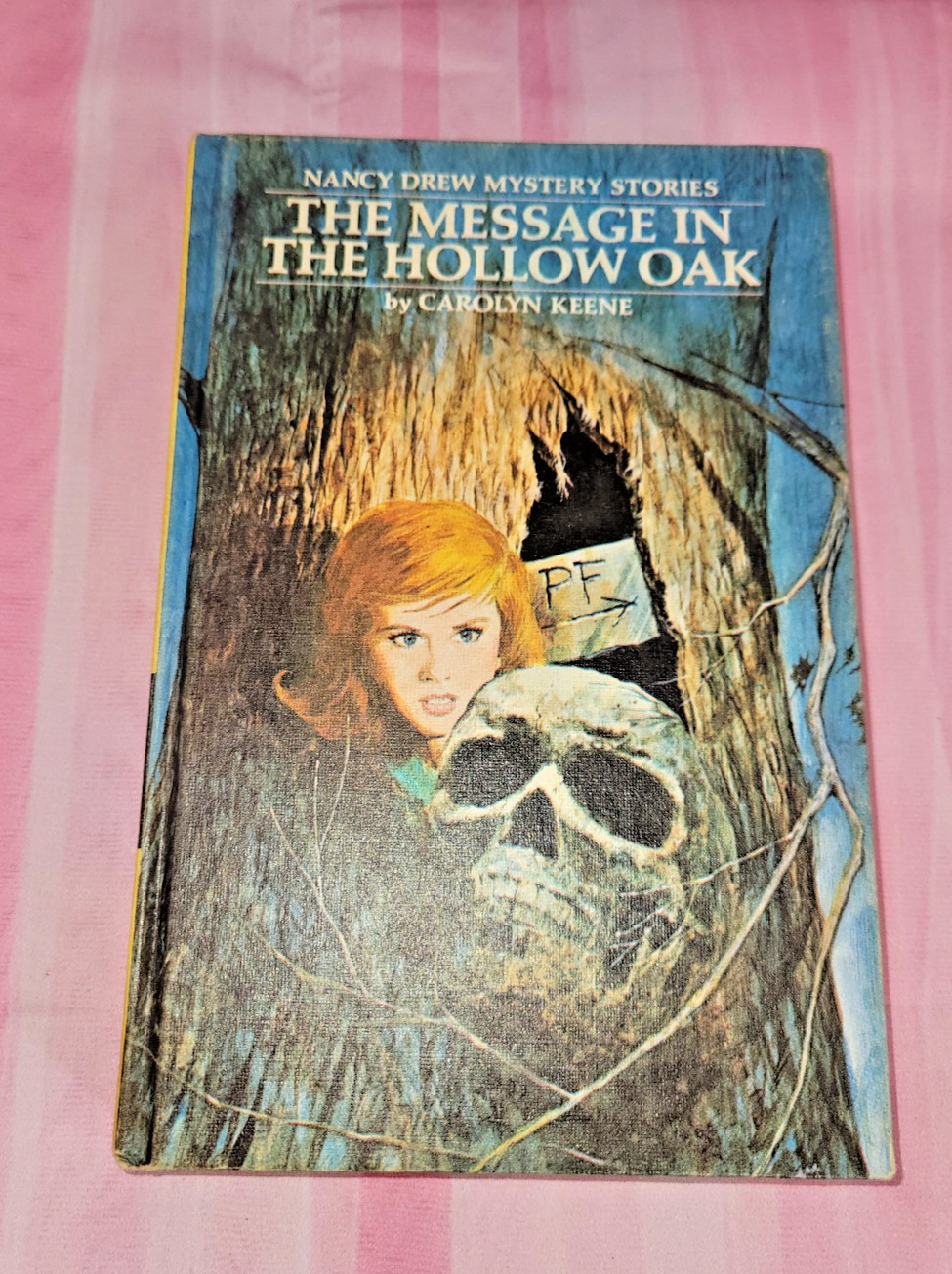#12 Nancy Drew Mystery Carolyn Keene Matte HC White End Pages Cookbook on back