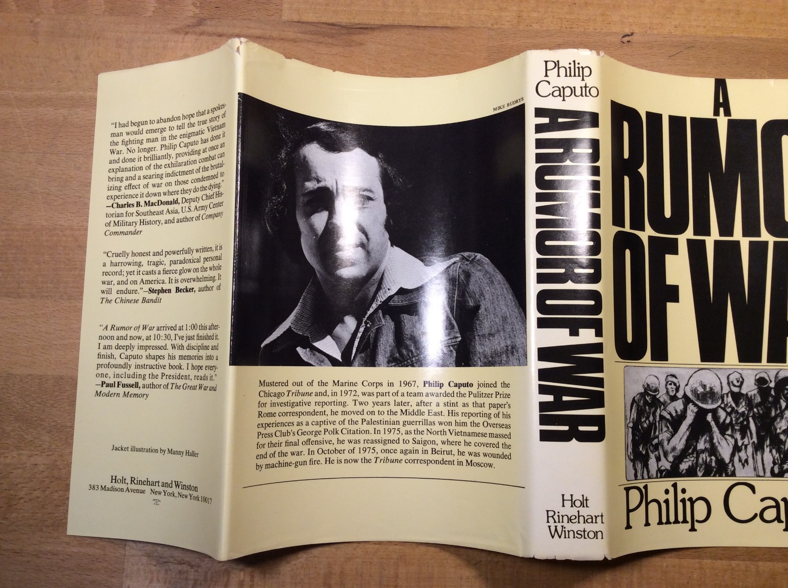 A Rumor of War, Philip Caputo, Hardcover 1st Edition/1st Printing
