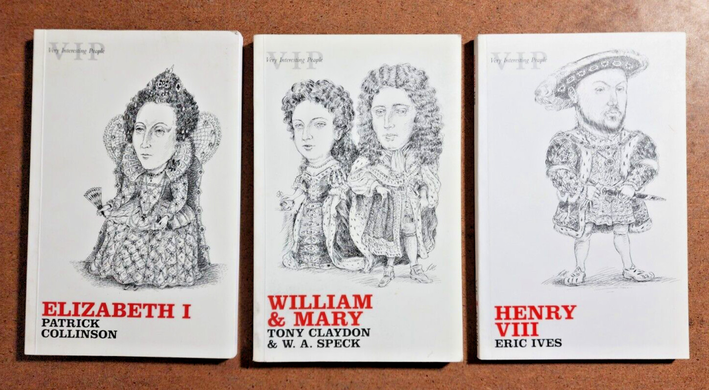 OXFORD UNIVERSITY PRESS – VERY INTERESTING PEOPLE Series x3 Books, HENRY, ELIZAB