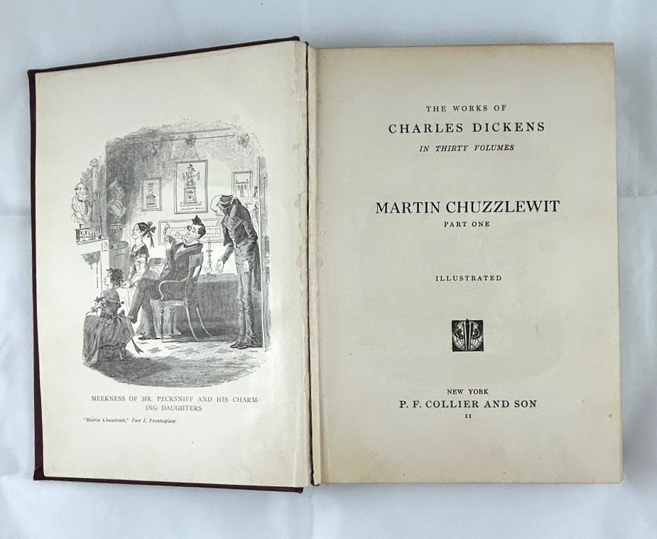 5 Books of WORKS OF CHARLES DICKENS 1911 Collier & Son