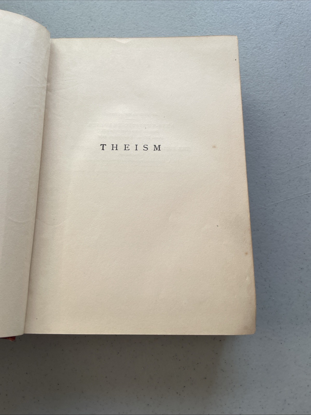 Theism (1907) Being the Baird Lecture for 1877