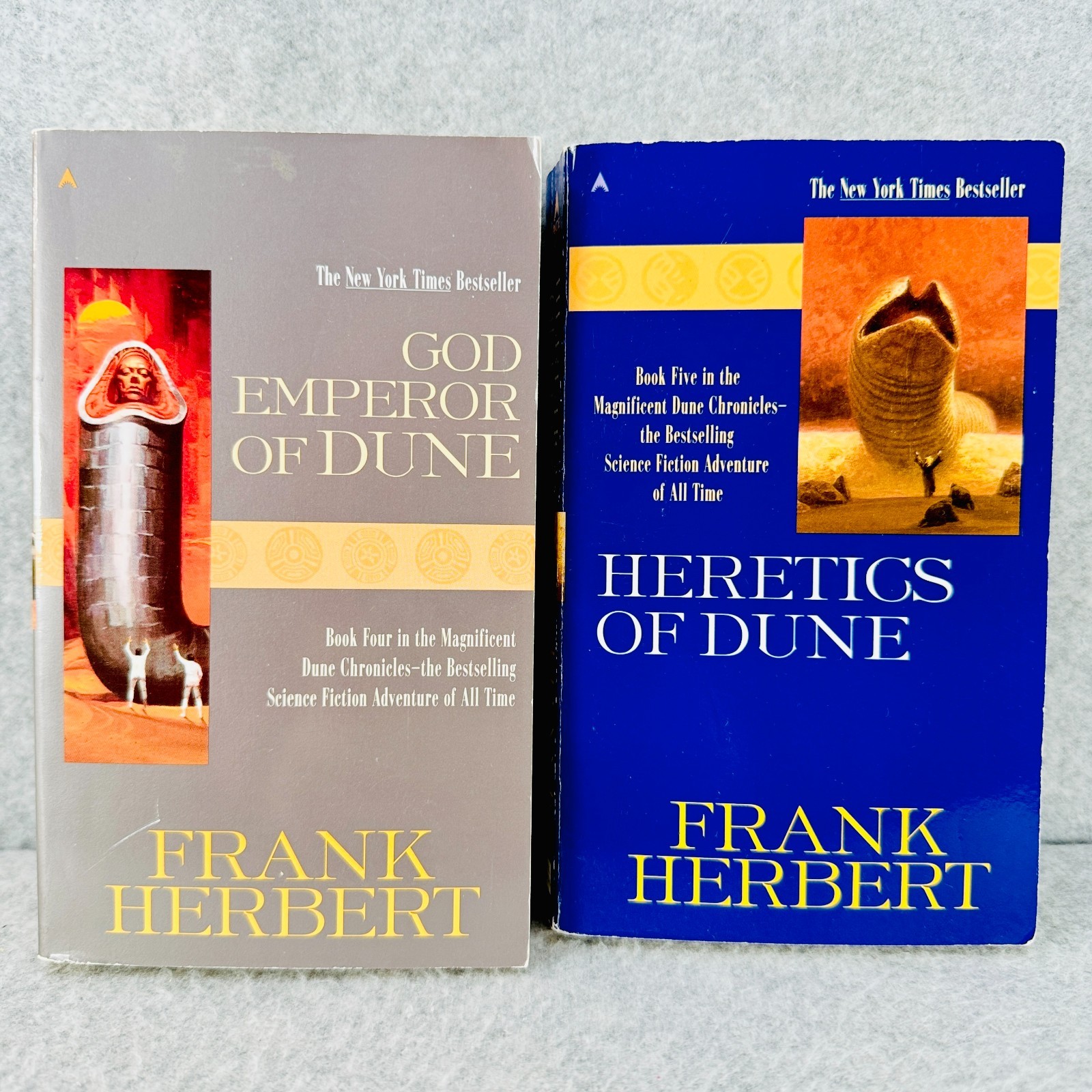 Dune Series Books 2-6 Frank Herbert Paperback ACE Vintage Scifi Lot of 5