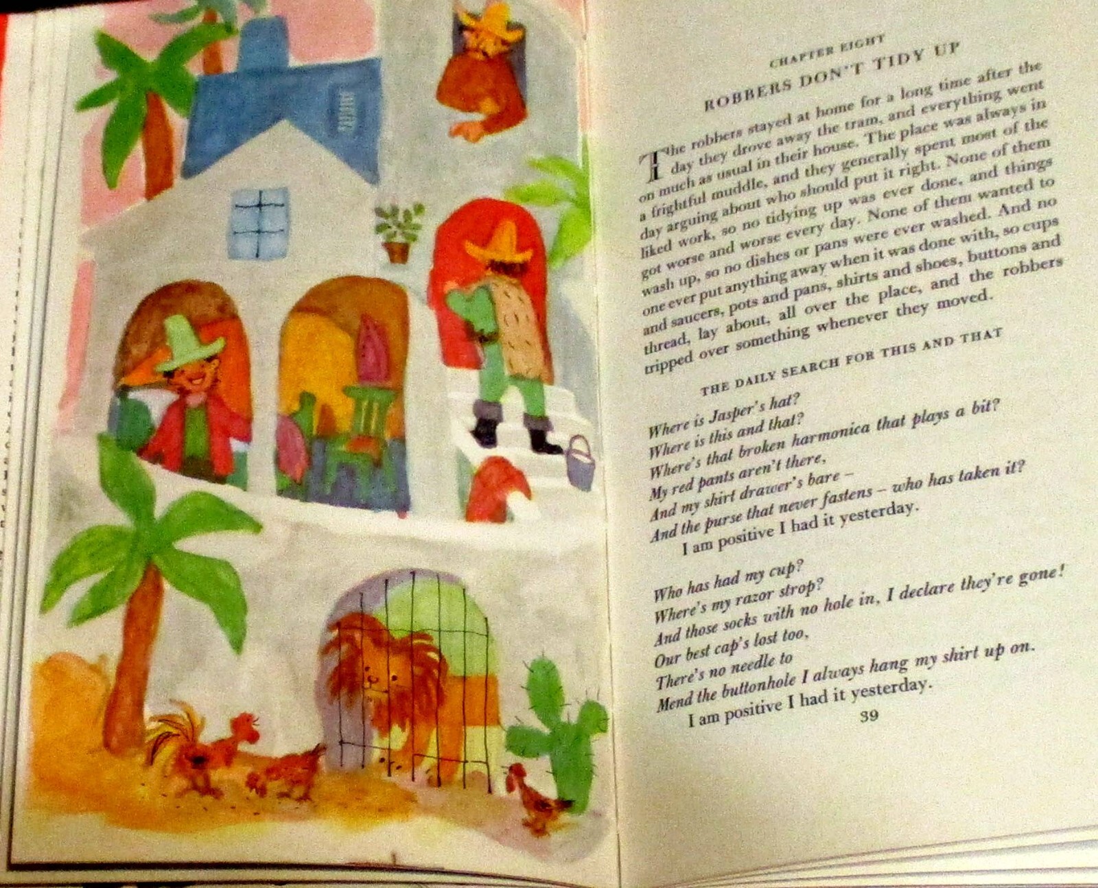 1959 The Singing Town by Thorbjorn Egner H/C D/J 105 Pages NICE!!!