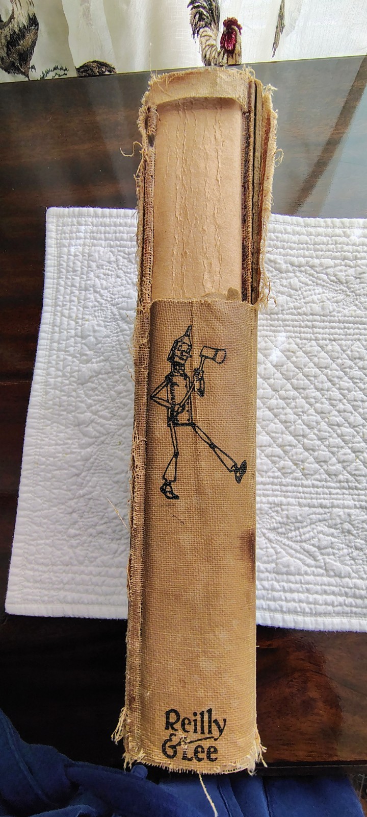 Vintage Wizard of OZ-L. Frank Baum Book Set of 7 Hardcover-1 Paper-Reilly & Lee
