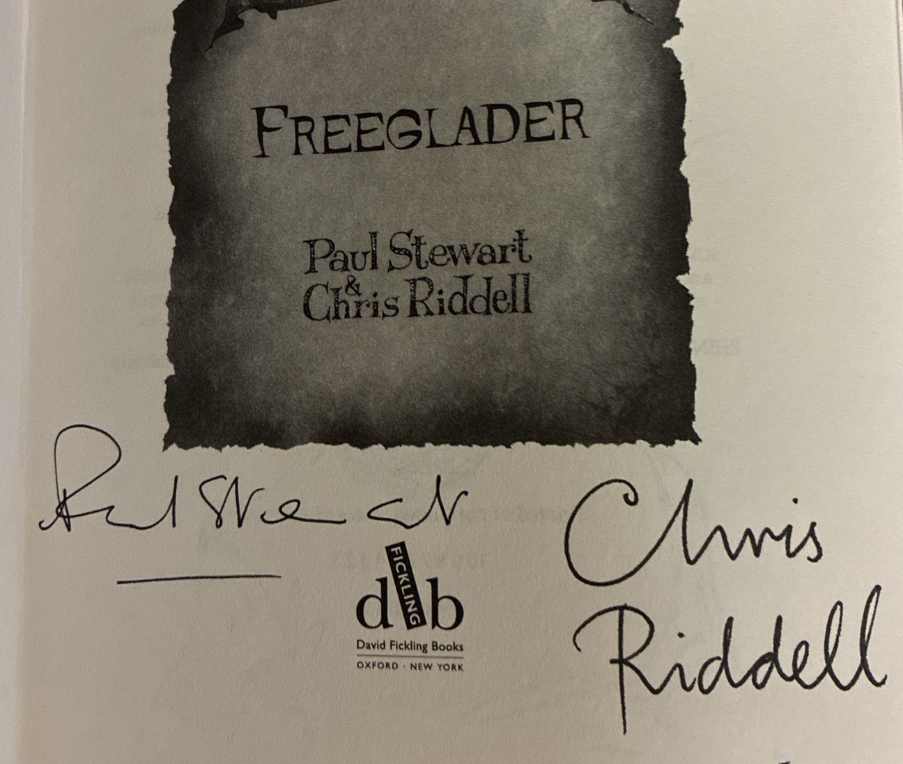 Chris Riddell SIGNED ORIGINAL SKETCH DRAWING The Edge Chronicles Freeglader OOAK