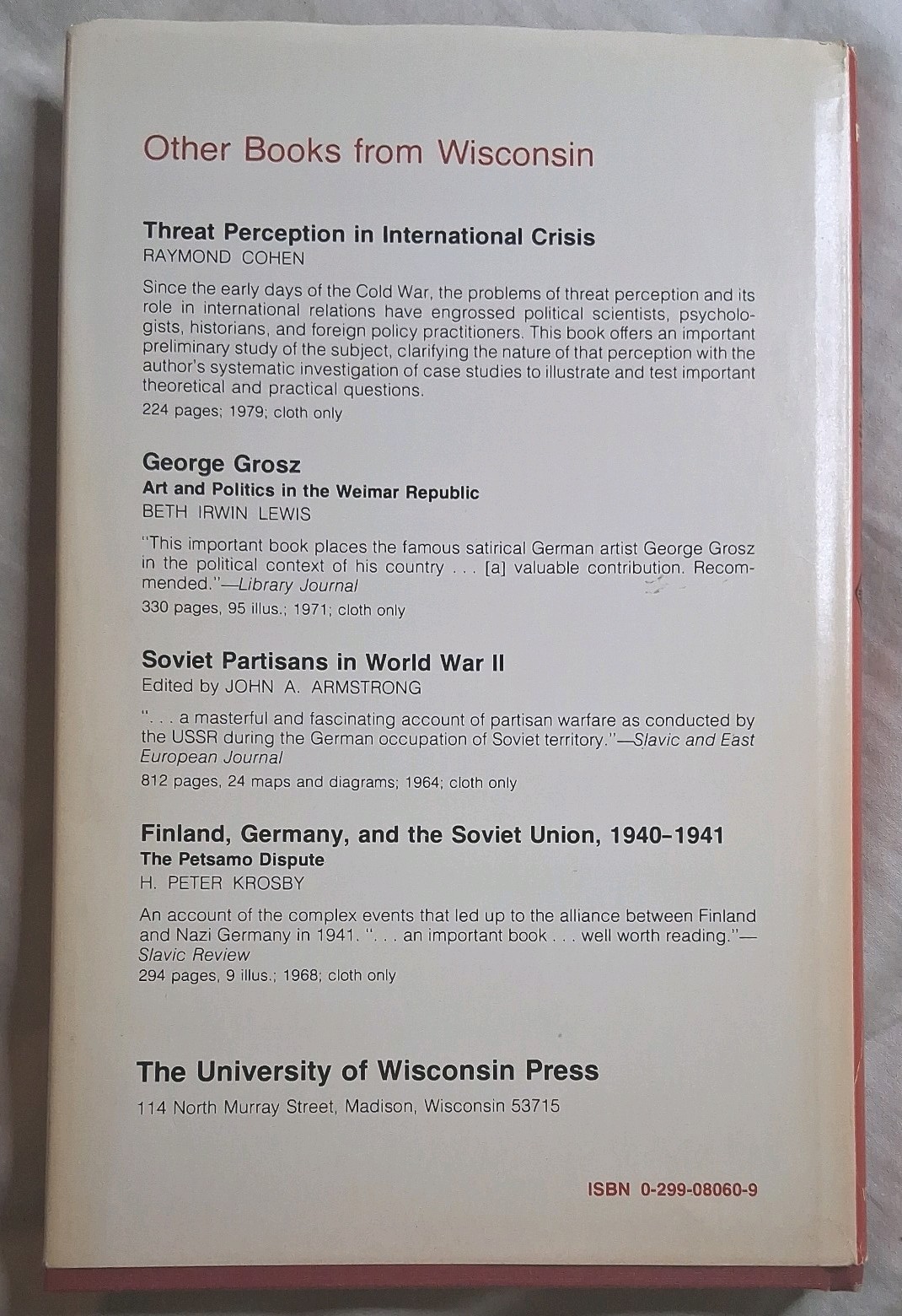 Fascism: Comparison & Definition 1980 Stanley G. Payne HC/DJ 1st Print Wisconsin