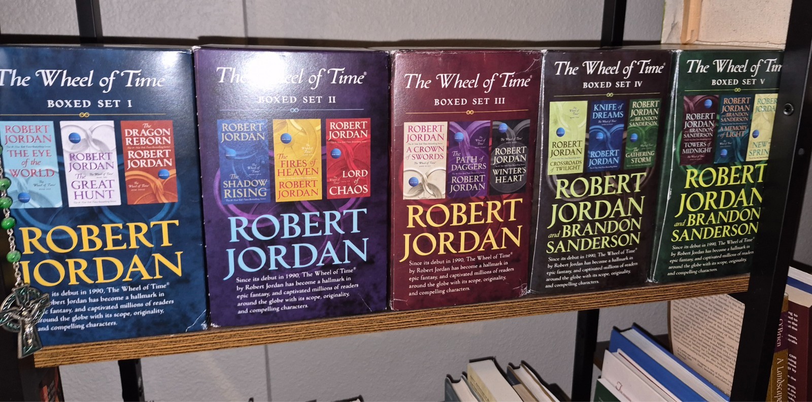 Wheel of Time complete sets Robert Jordan Brandon Sanderson mass mkt paperbacks