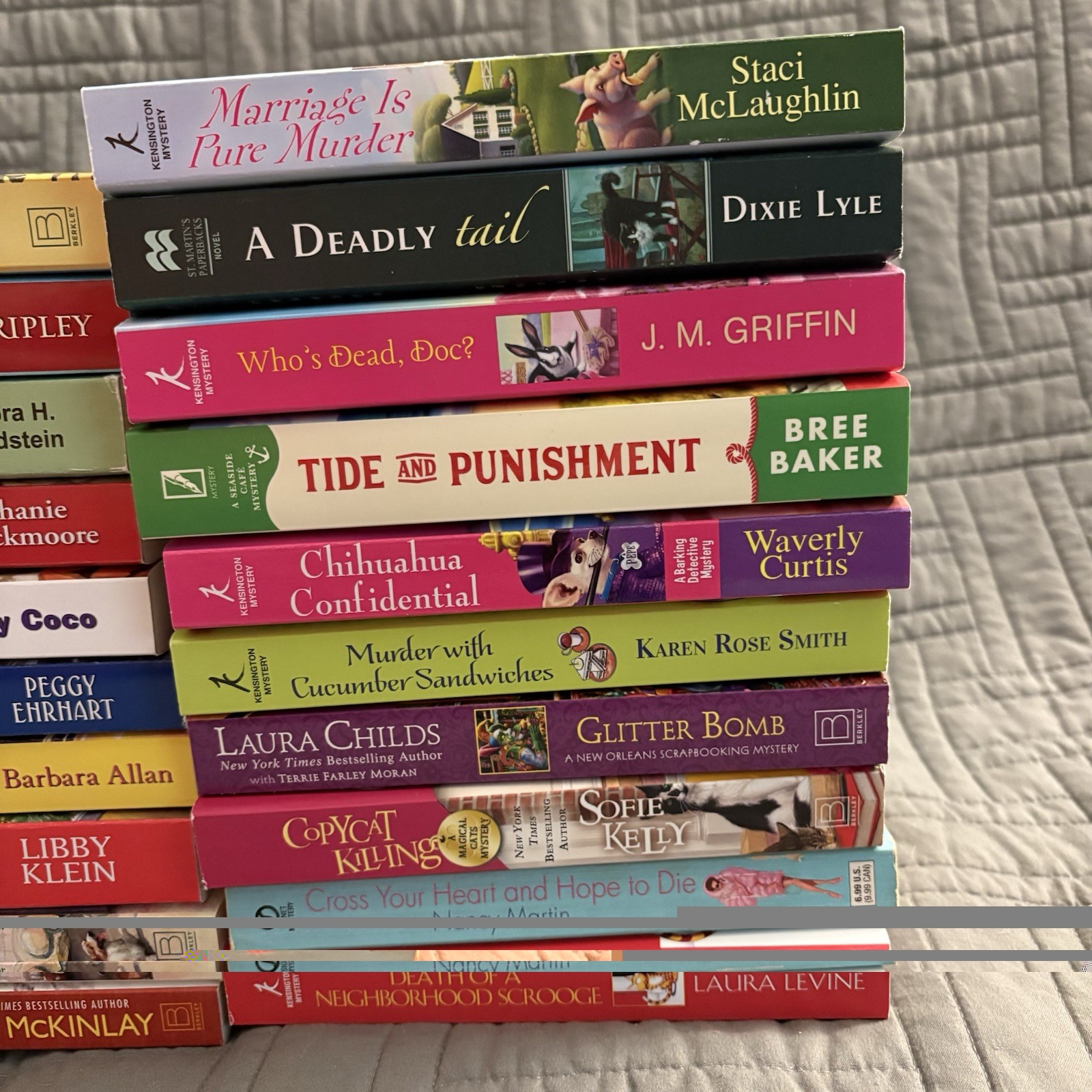 Cozy Mysteries Paperback lot of 20 Books – Mixed Authors