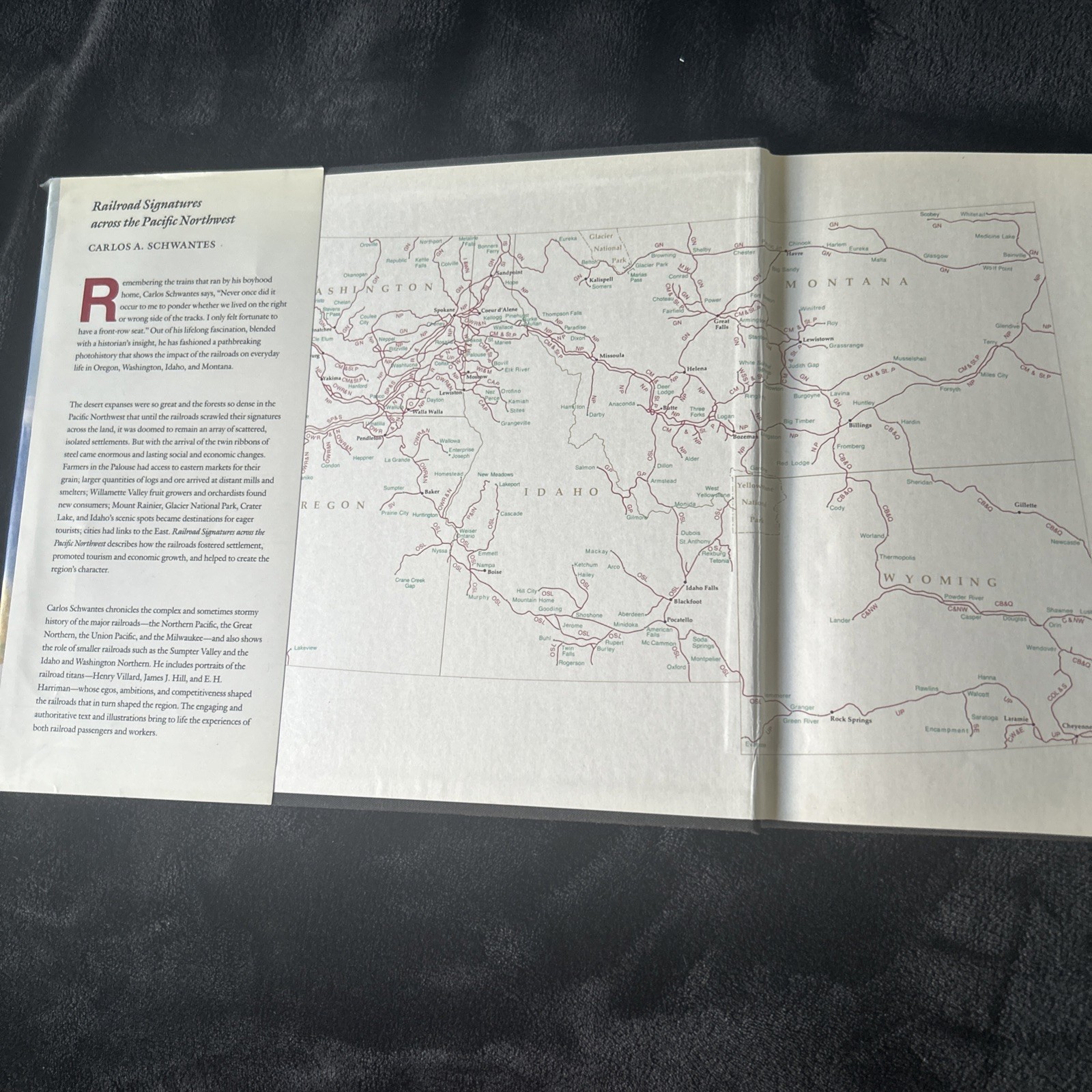 Railroad Signatures Across the Pacific Northwest, C. Schwantes (hardcover, 1993)