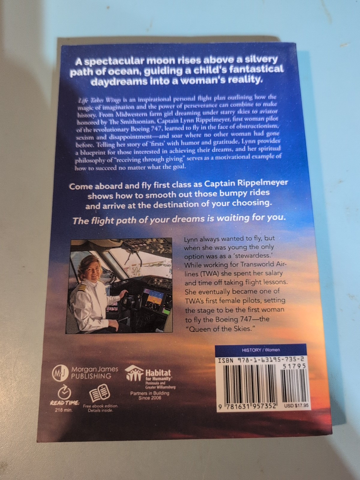 **Signed**Life Takes Wings Captain Lynn Rippelmeyer