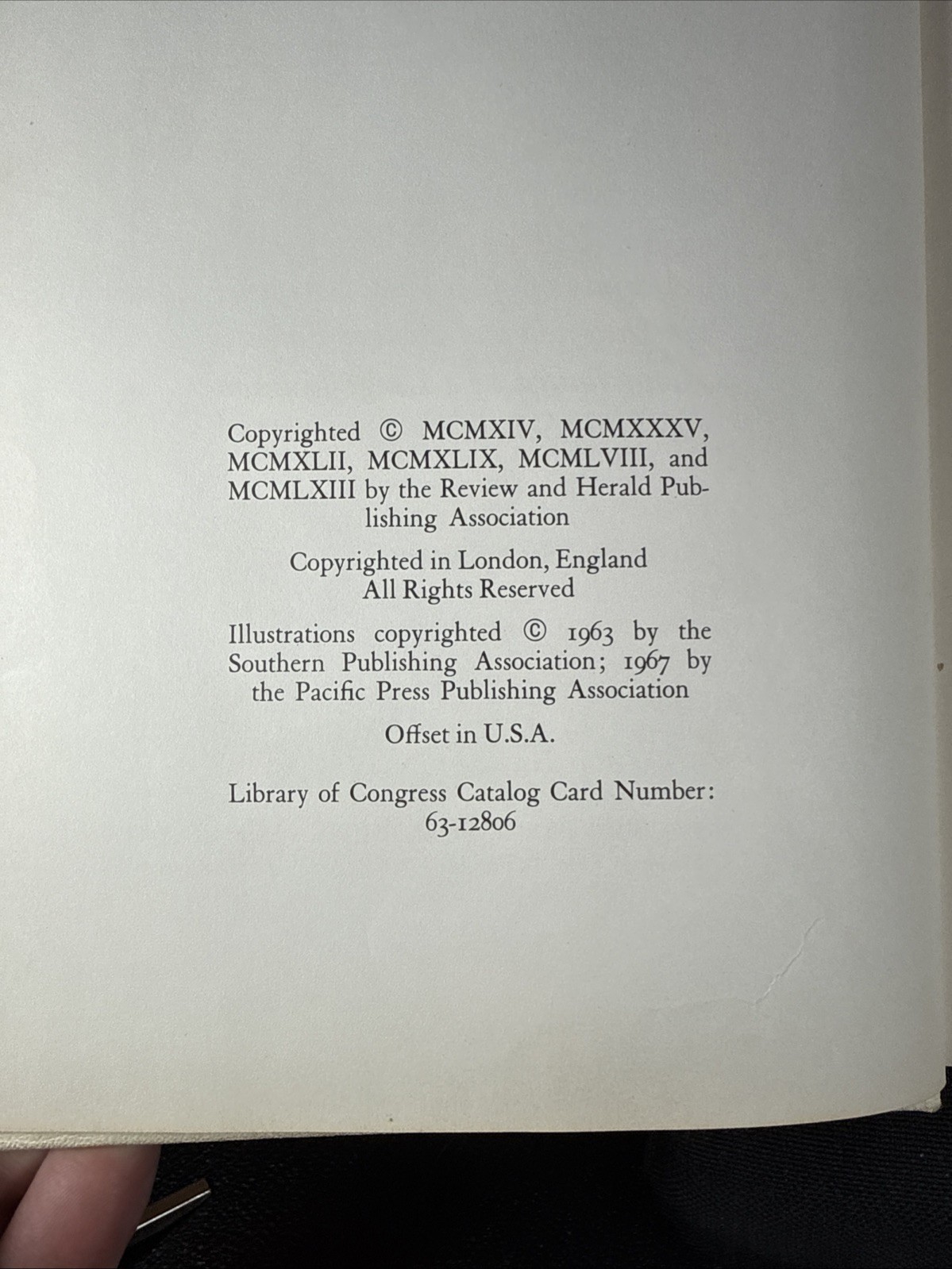 Bible Readings for the Home by Review & Herald (1967 Hardcover, Pacific Press)