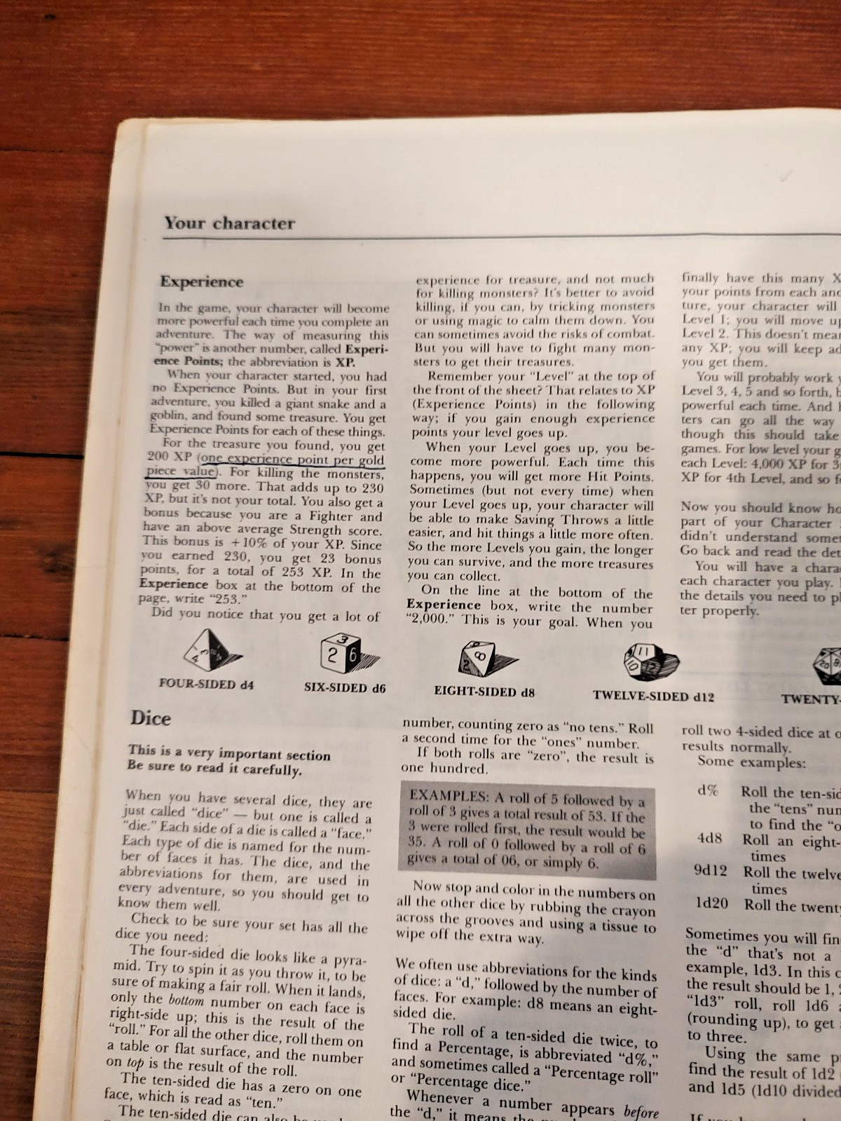 1983 Dungeons & Dragons Players Manual TSR First Printing Red Paperback