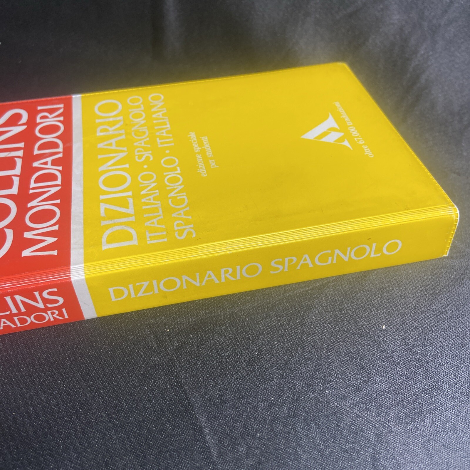 Collins Mondadori Italian Dictionary Paperback Water Resistant Cover Travel
