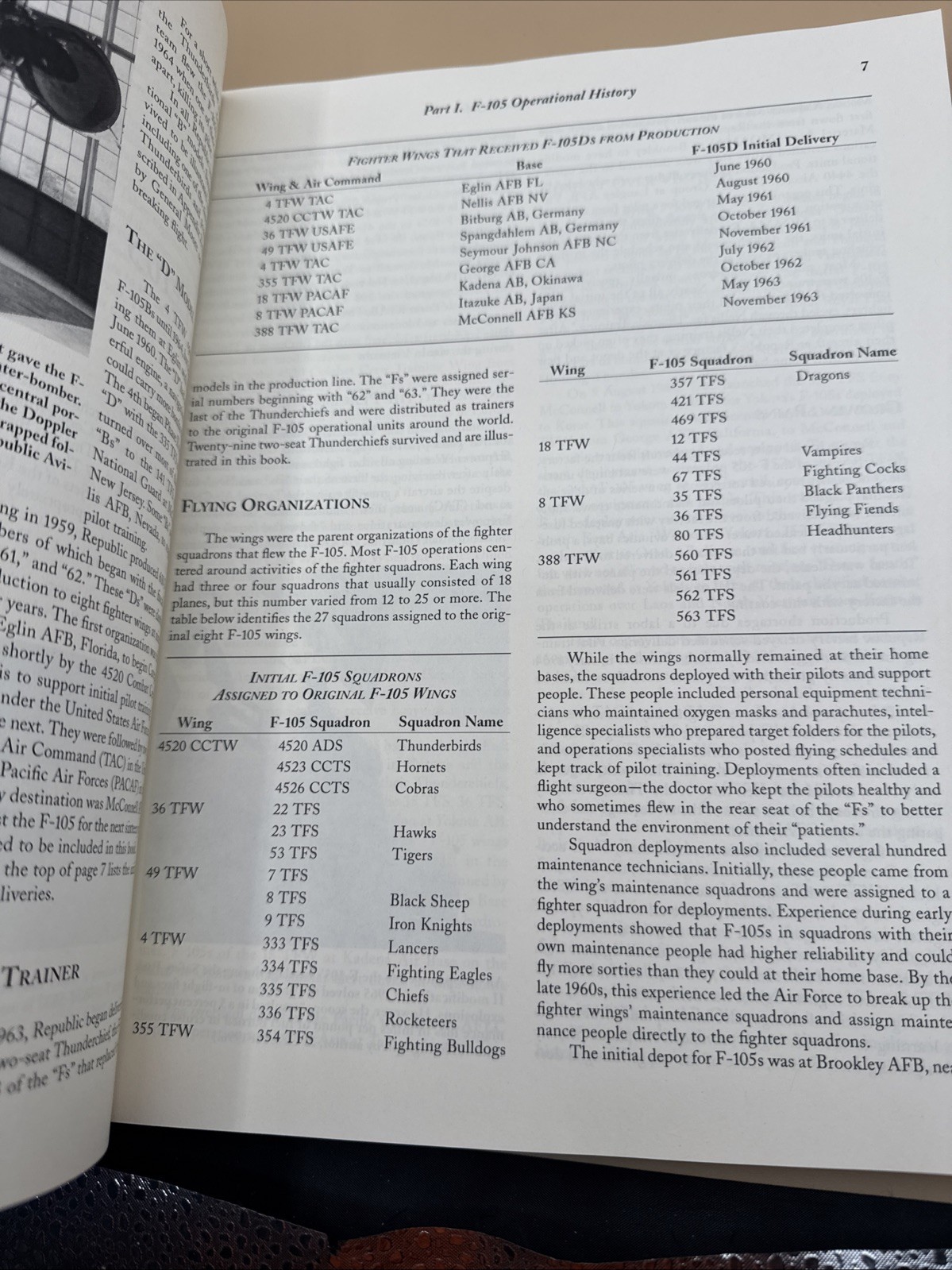 F-105 THUNDERCHIEFS: A 29-YEAR ILLUSTRATED OPERATIONAL HISTORY W Howard Plunkett