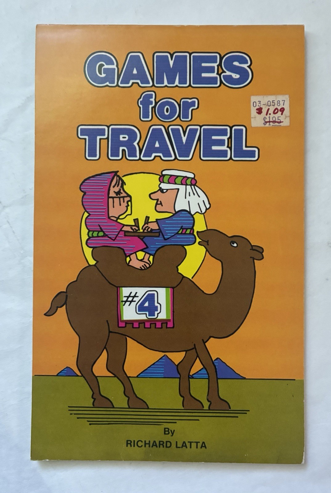 Games for Travel #4 Paperback Richard Latta (1986, PB) HTF Unmarked