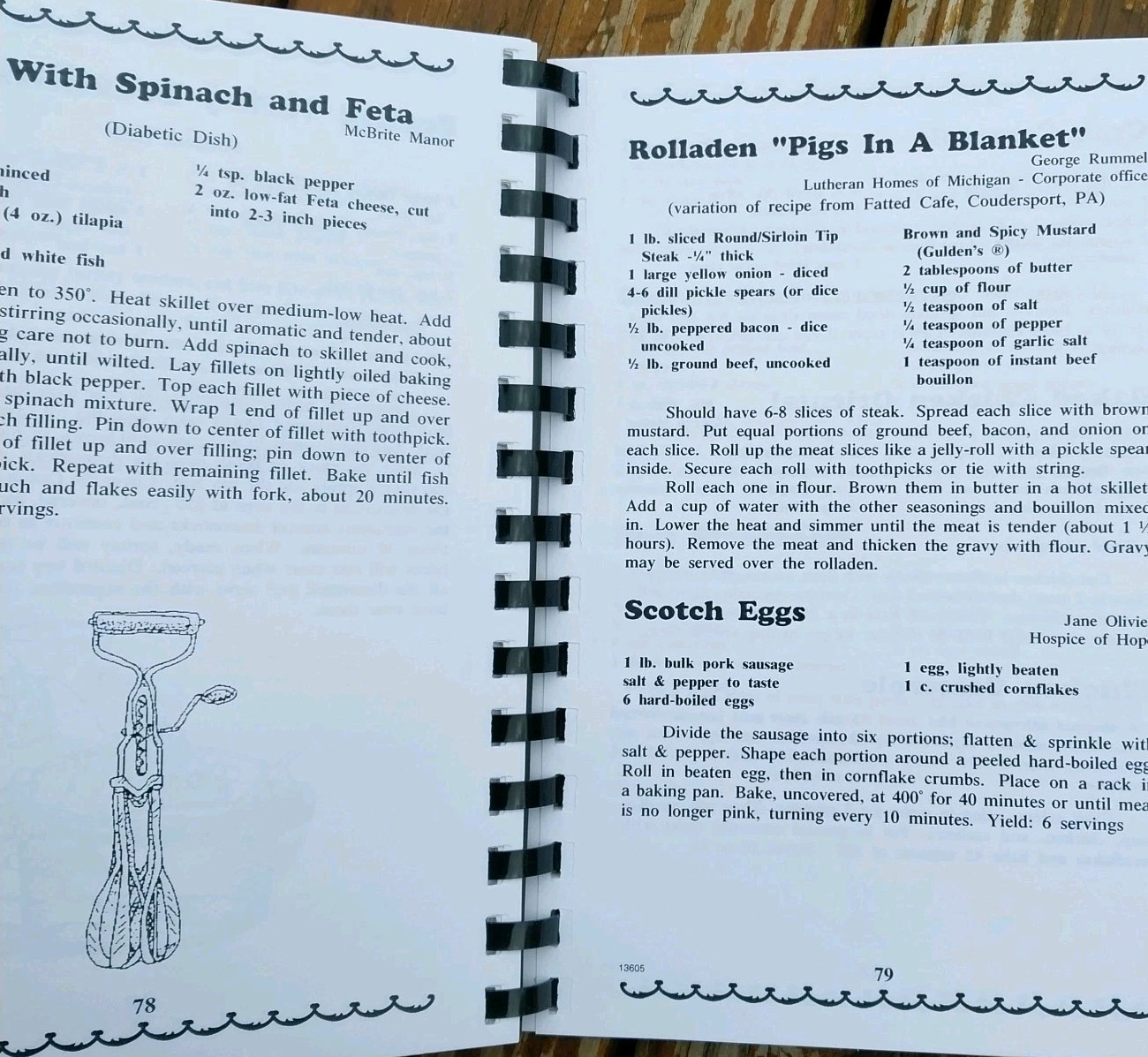 Lutheran Veterans Operation Enduring Thanks MI Michigan Recipes 246 Pages (2005)
