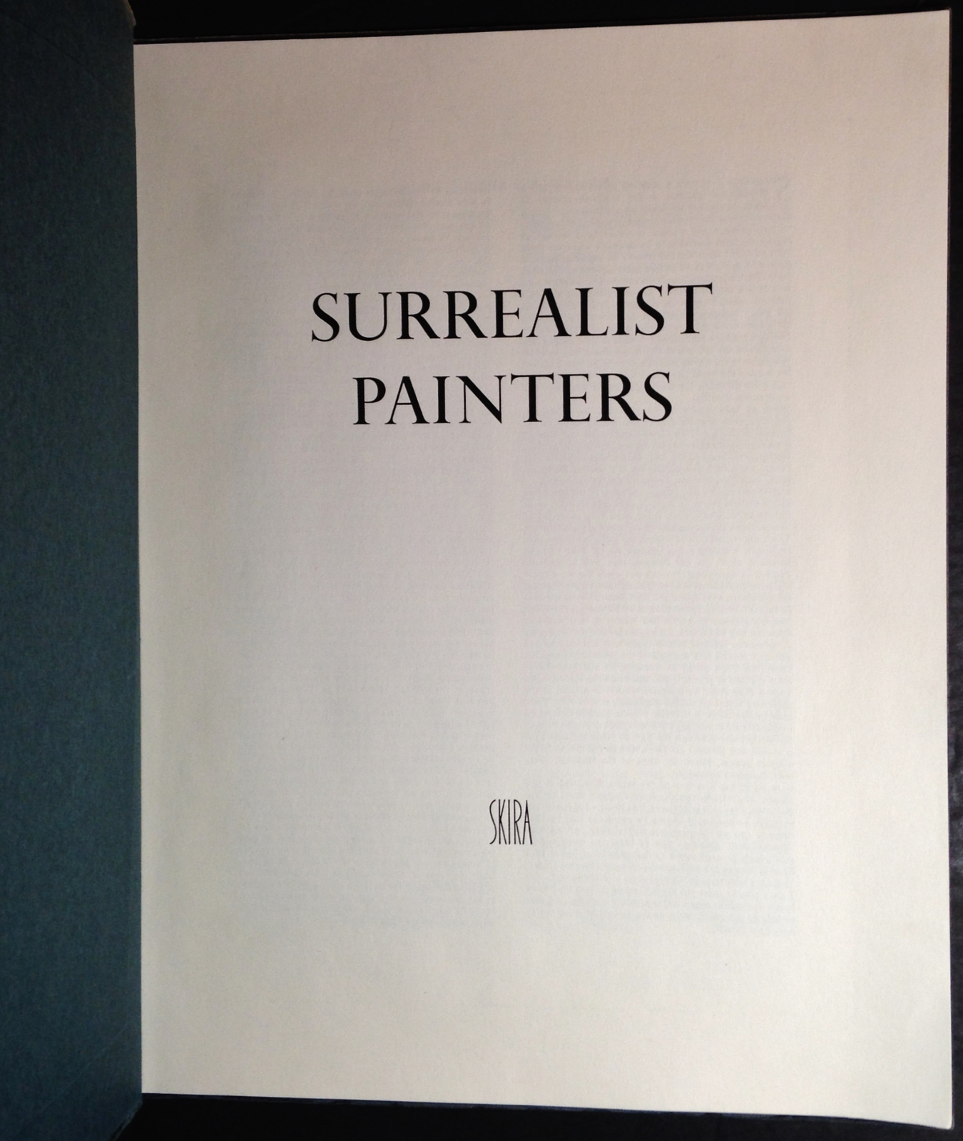 Surrealist Painters Printed by Skira Color Studios in Switzerland Circa 1967