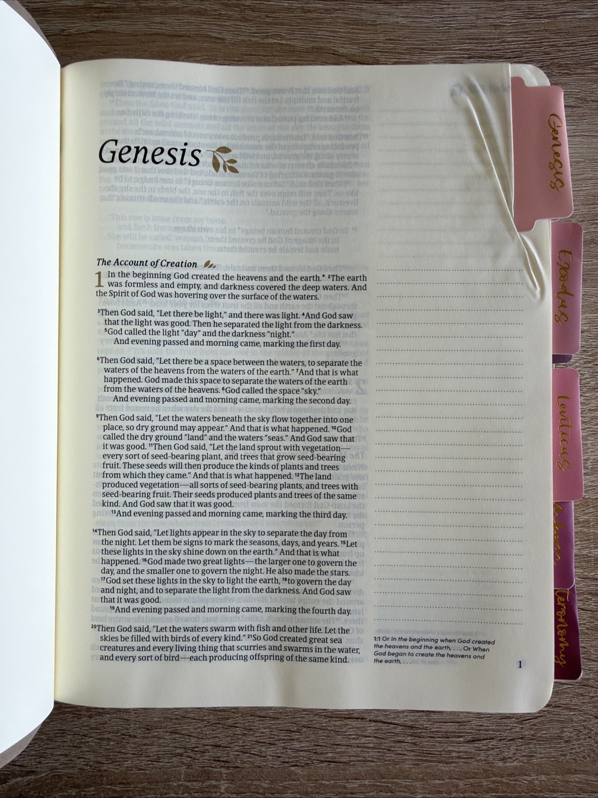 Hosanna Revival Bible New Living Translation Notetaking Wide Margins NLT