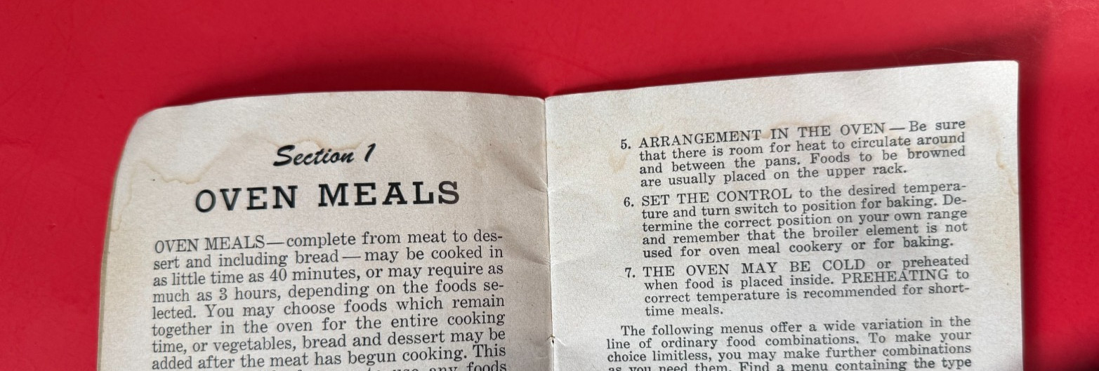 Good Meals the Electrical Way ~ Gulf Power Company Recipe Booklet ~ 31 Pages