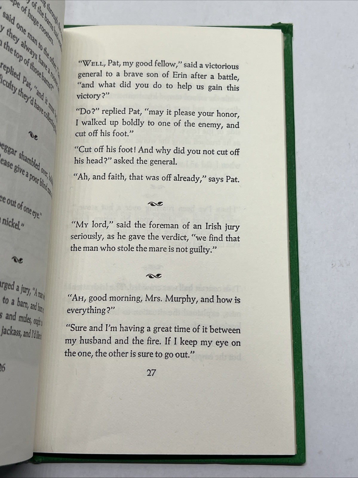 1976 Irish With & Wisdom Peter Pauper Press HC