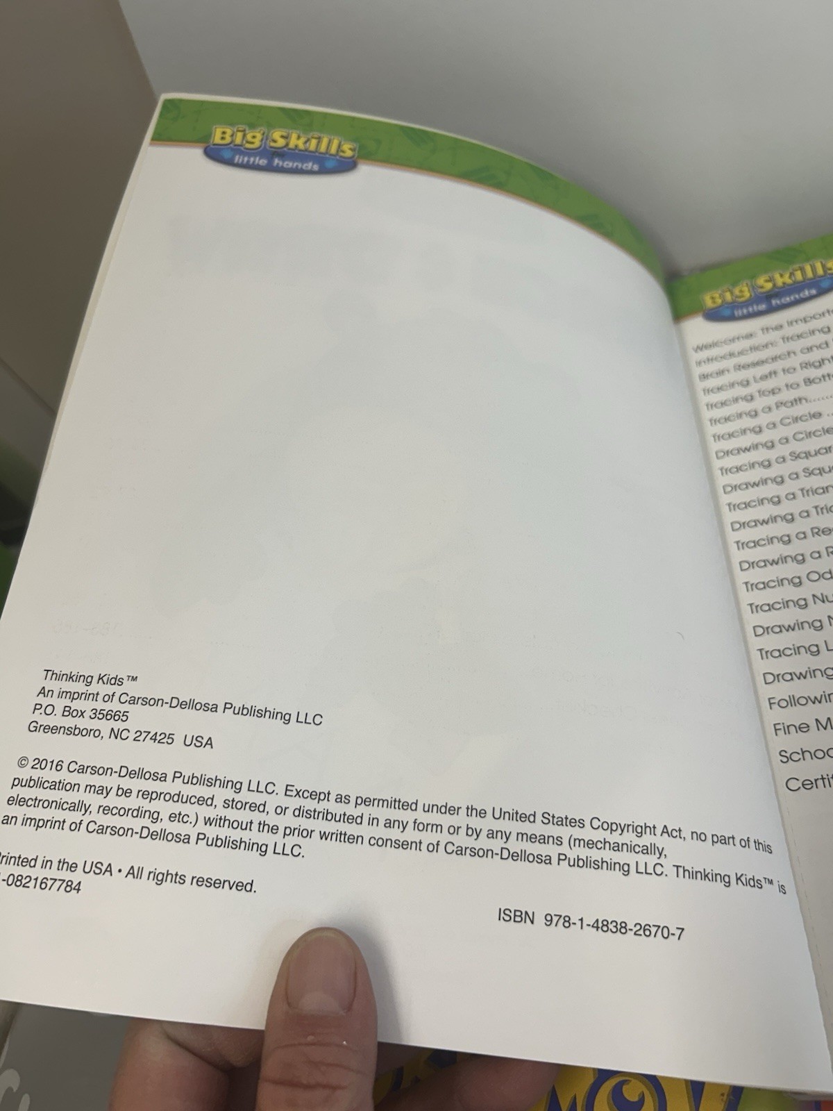 Big Skills For Little Hands Trace And Draw Ages 3+ 191 Pages