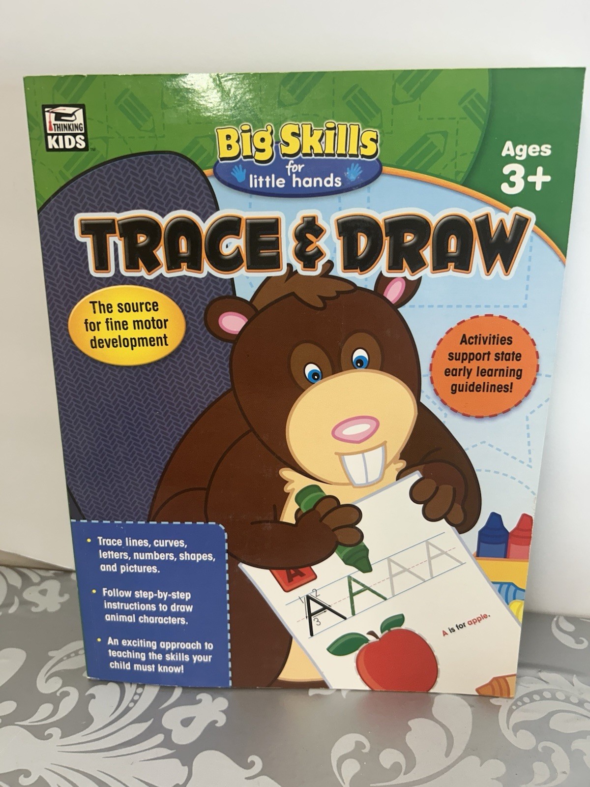 Big Skills For Little Hands Trace And Draw Ages 3+ 191 Pages