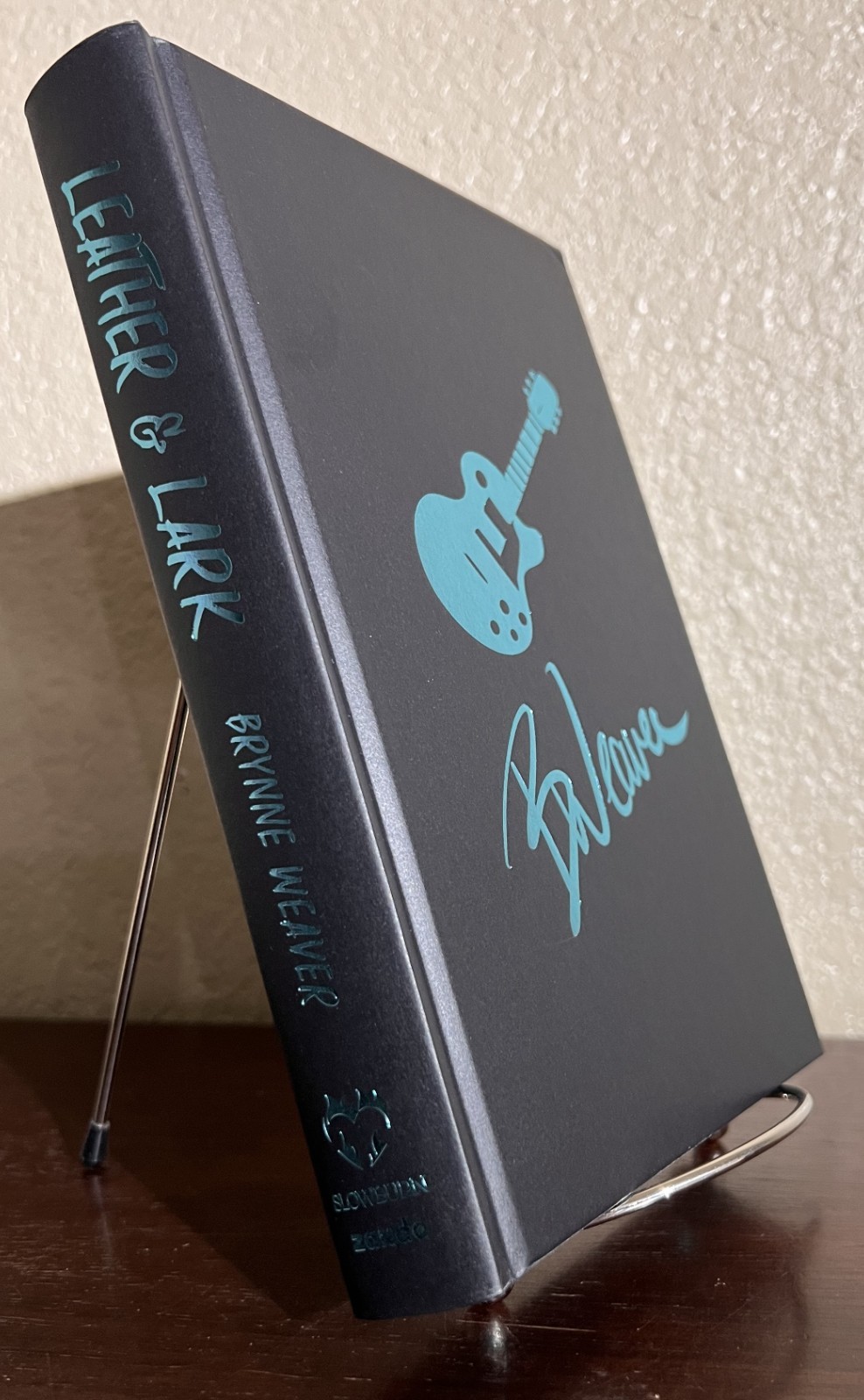 SIGNED ~ LEATHER & LARK by Brynne Weaver (2025, Hardcover) Collector’s Edition